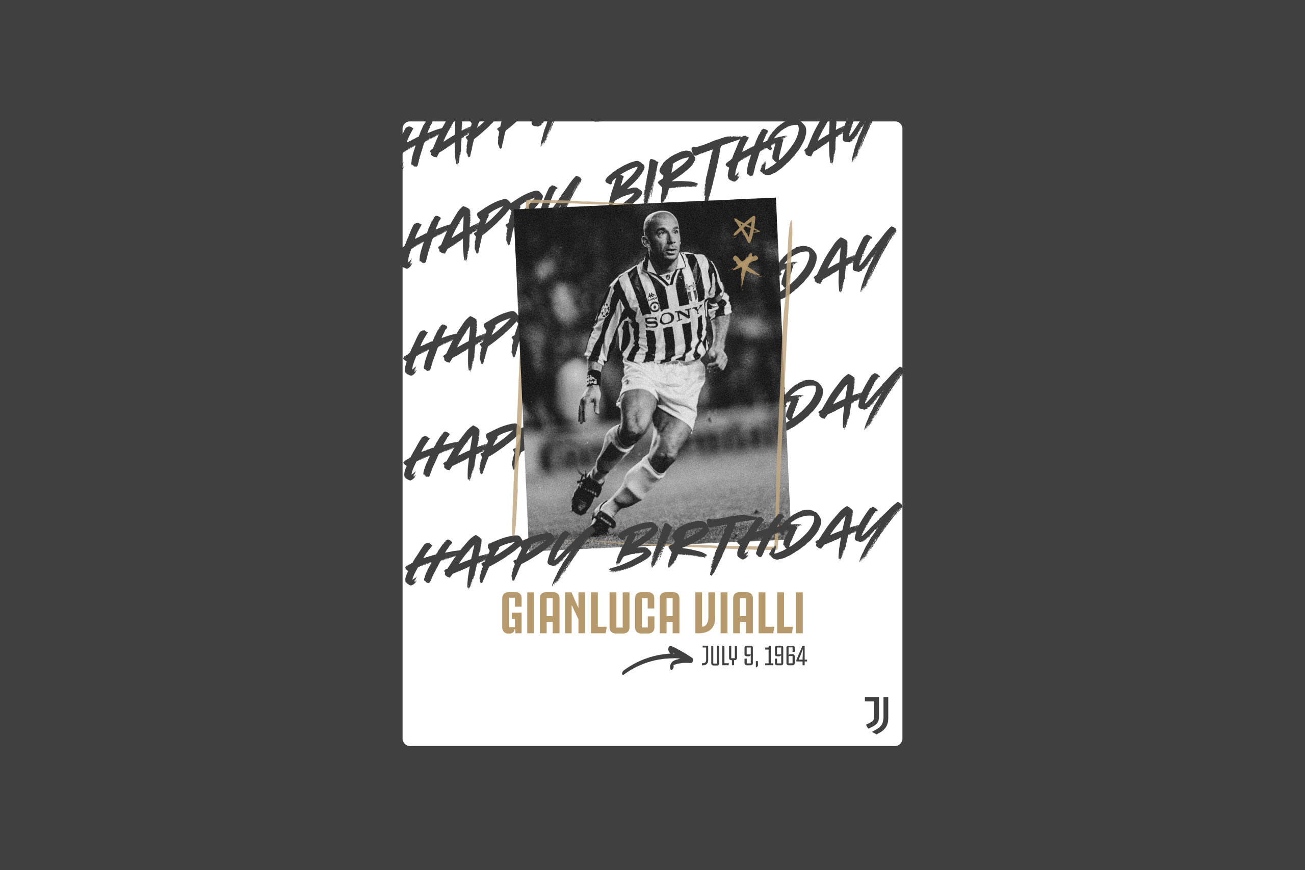 MOST Juventus case happy birthday gianluca vialli